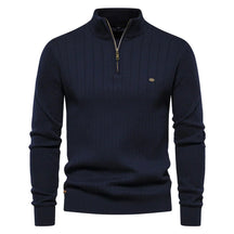 Pull Zippé Sophistiqué pour Hommes - Confort et Élégance pour l'Automne