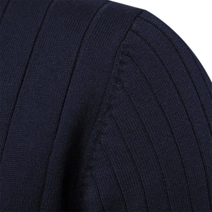 Pull Zippé Sophistiqué pour Hommes - Confort et Élégance pour l'Automne