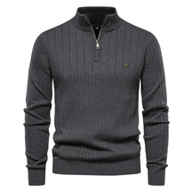 Pull Zippé Sophistiqué pour Hommes - Confort et Élégance pour l'Automne