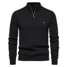 Pull Zippé Sophistiqué pour Hommes - Confort et Élégance pour l'Automne