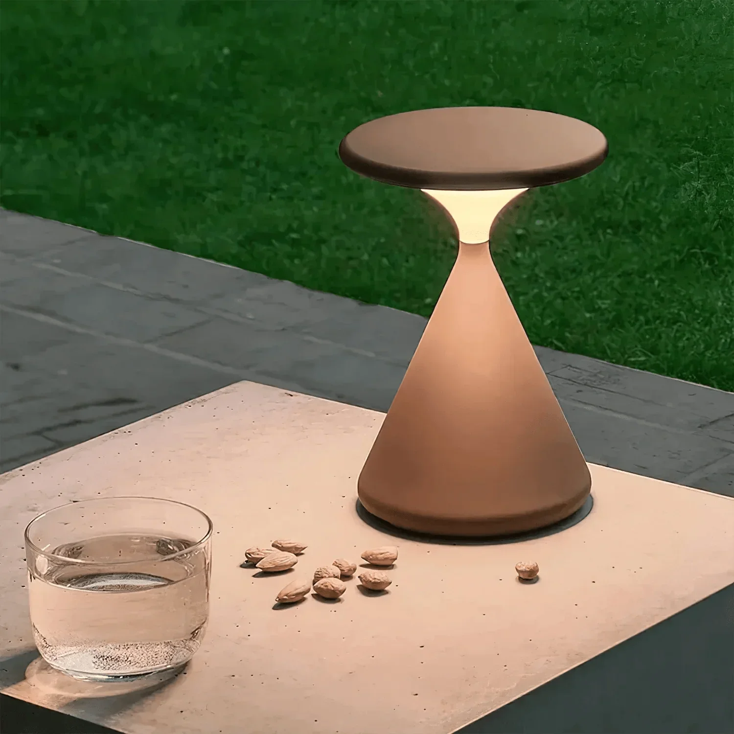 Lampe de Bureau Sablier Éclairante - Design Élégant et Ambiance Apaisante