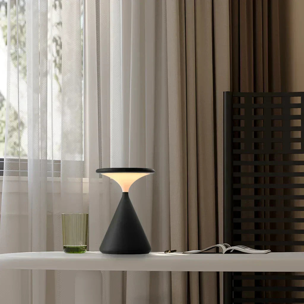 Lampe de Bureau Sablier Éclairante - Design Élégant et Ambiance Apaisante