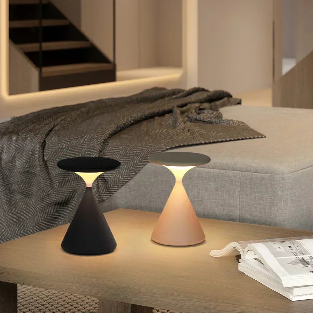 Lampe de Bureau Sablier Éclairante - Design Élégant et Ambiance Apaisante