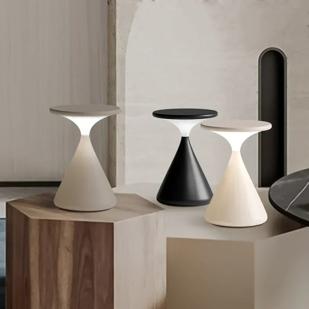 Lampe de Bureau Sablier Éclairante - Design Élégant et Ambiance Apaisante