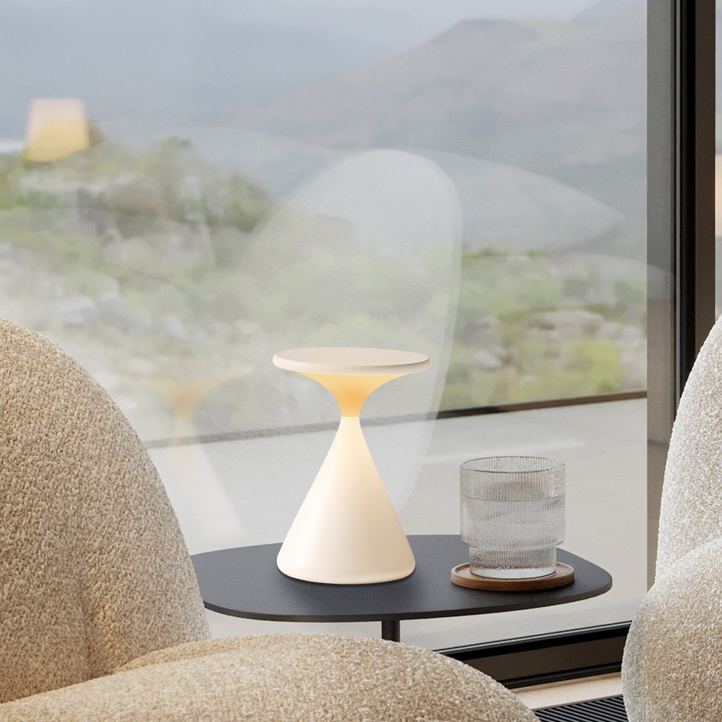 Lampe de Bureau Sablier Éclairante - Design Élégant et Ambiance Apaisante
