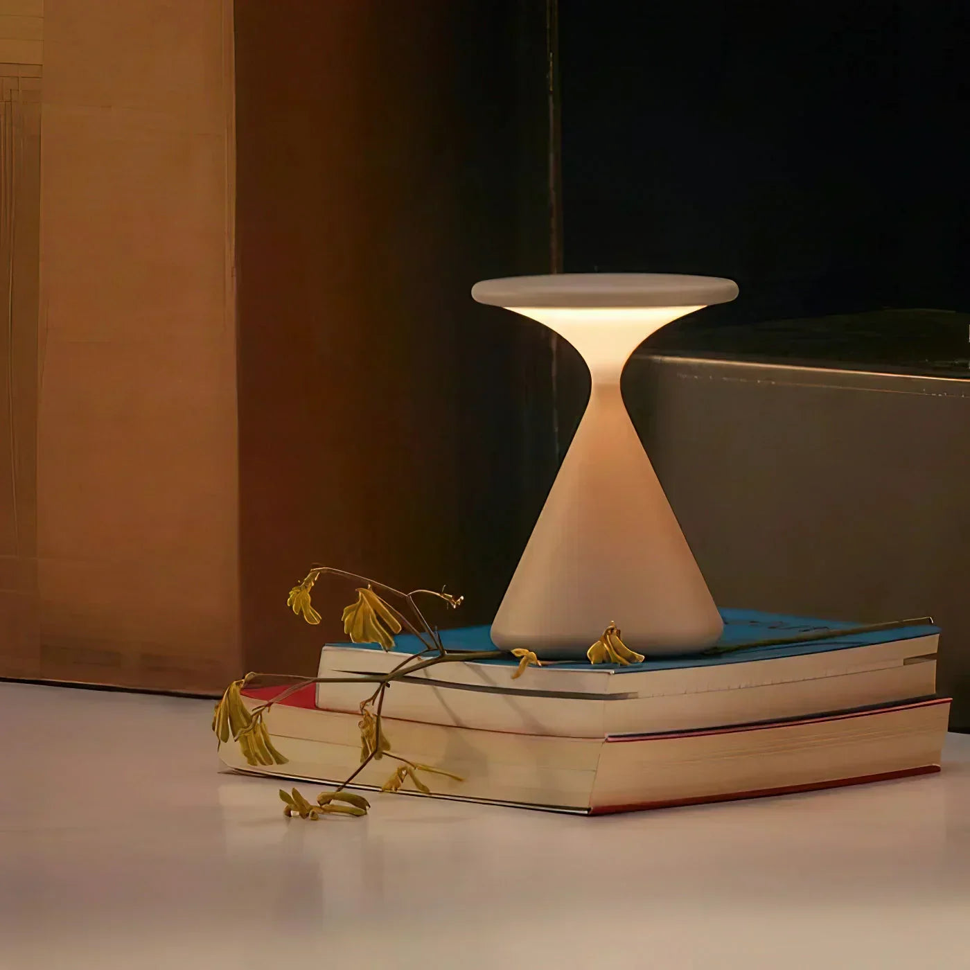 Lampe de Bureau Sablier Éclairante - Design Élégant et Ambiance Apaisante