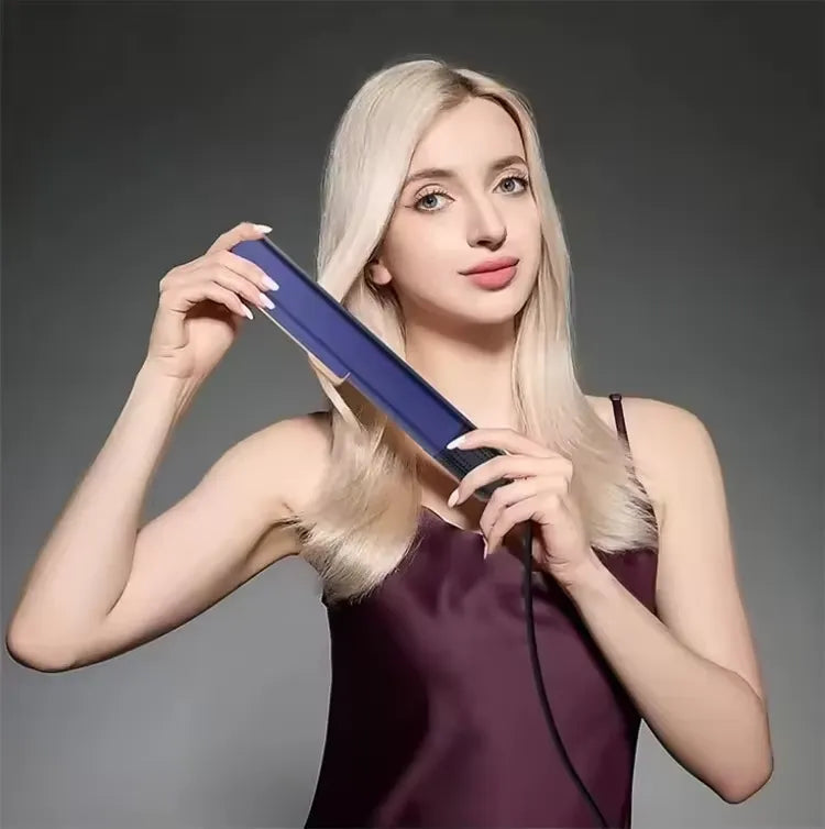 Coiffeur 2-en-1 pour Cheveux Humides et Secs - Sèche-Cheveux et Lisseur en Céramique