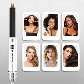 Stylo Capillaire 8-en-1 - Coiffage Professionnel à Domicile