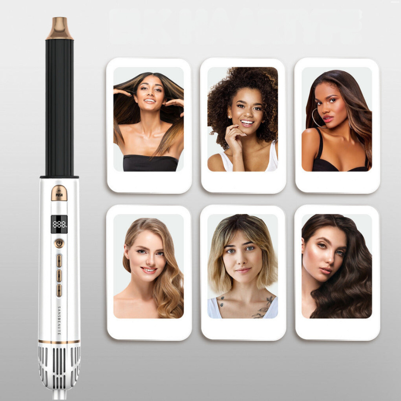 Stylo Capillaire 8-en-1 - Coiffage Professionnel à Domicile