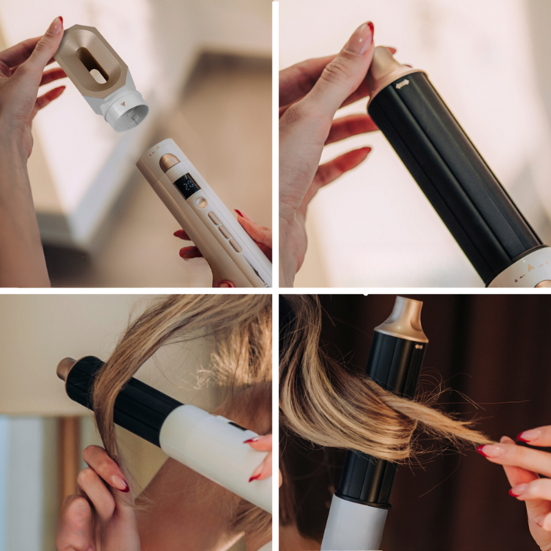 Stylo Capillaire 8-en-1 - Coiffage Professionnel à Domicile
