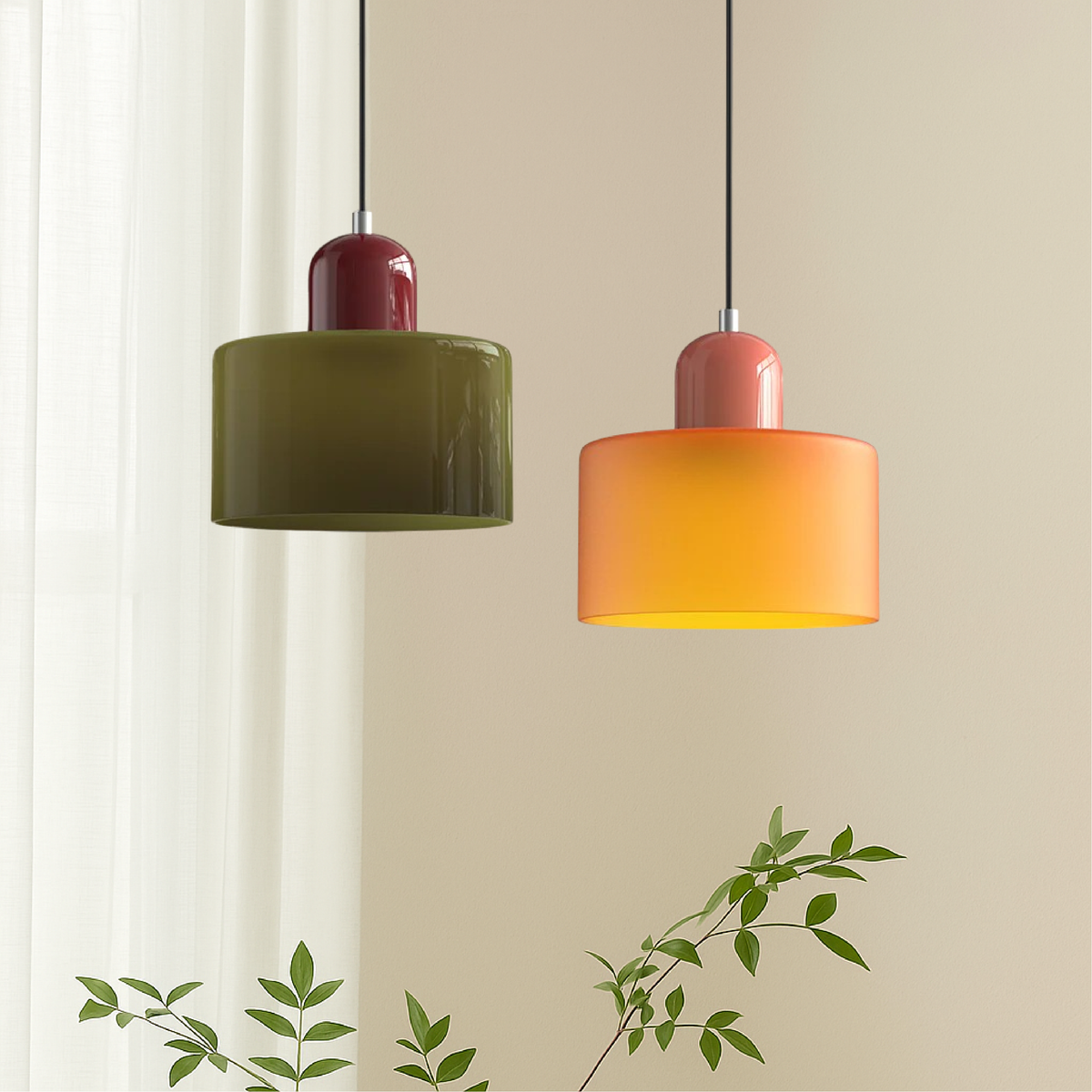 Lampe Pendante Bauhaus Design - Éclairage Chic pour Intérieurs Contemporains