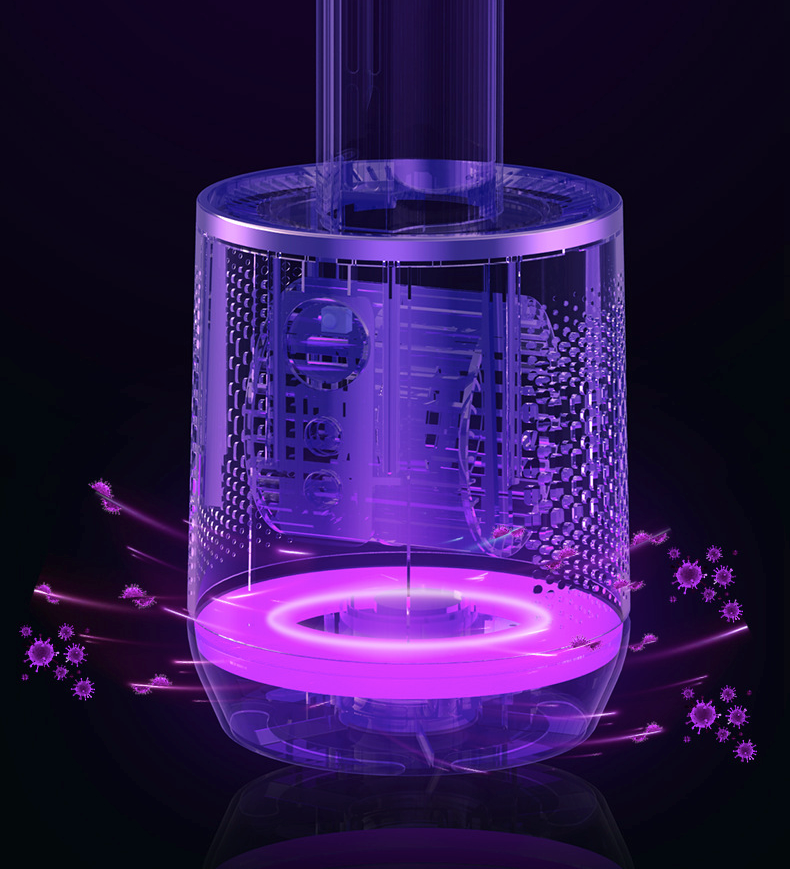 Refroidisseur d'air 3-en-1 - Purification, Oscillation et Silencieux