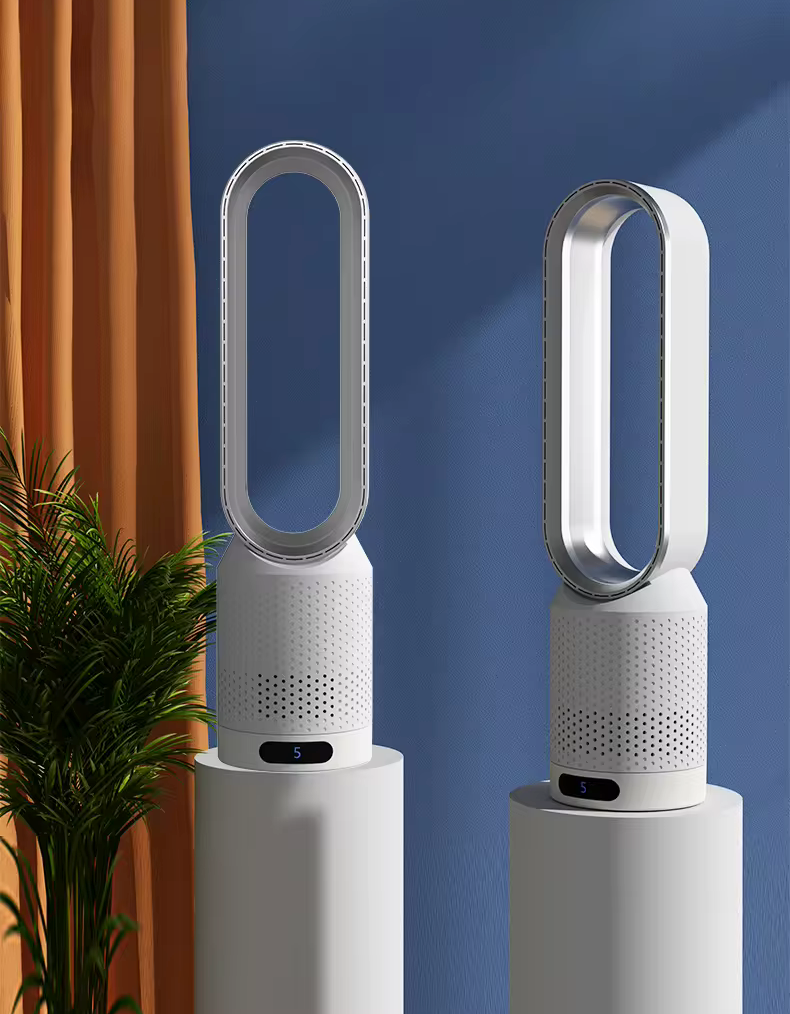 Refroidisseur d'air 3-en-1 - Purification, Oscillation et Silencieux