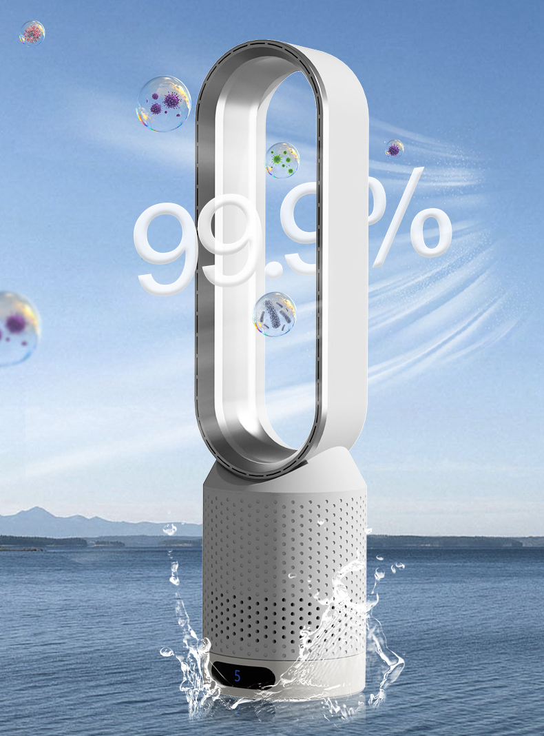 Refroidisseur d'air 3-en-1 - Purification, Oscillation et Silencieux