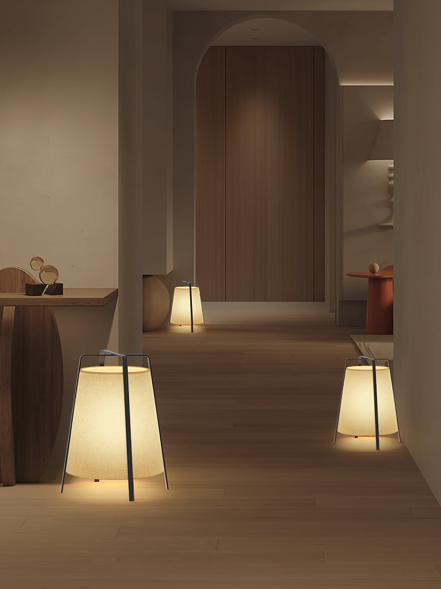 Lampe de Table Japonaise - Esthétique Élégante et Ambiance Apaisante
