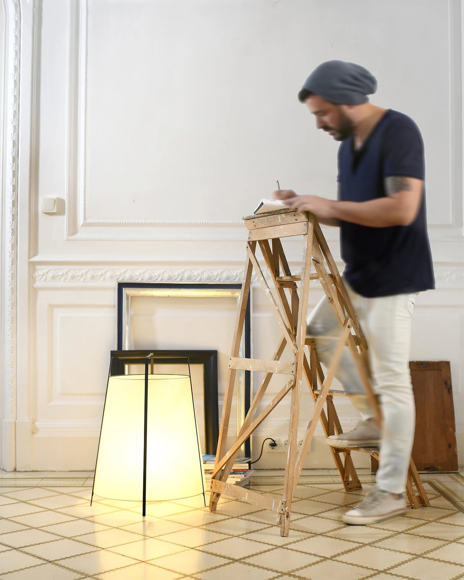 Lampe de Table Japonaise - Esthétique Élégante et Ambiance Apaisante