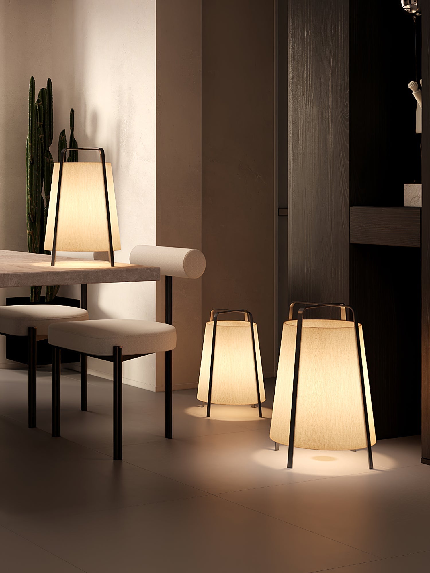 Lampe de Table Japonaise - Esthétique Élégante et Ambiance Apaisante