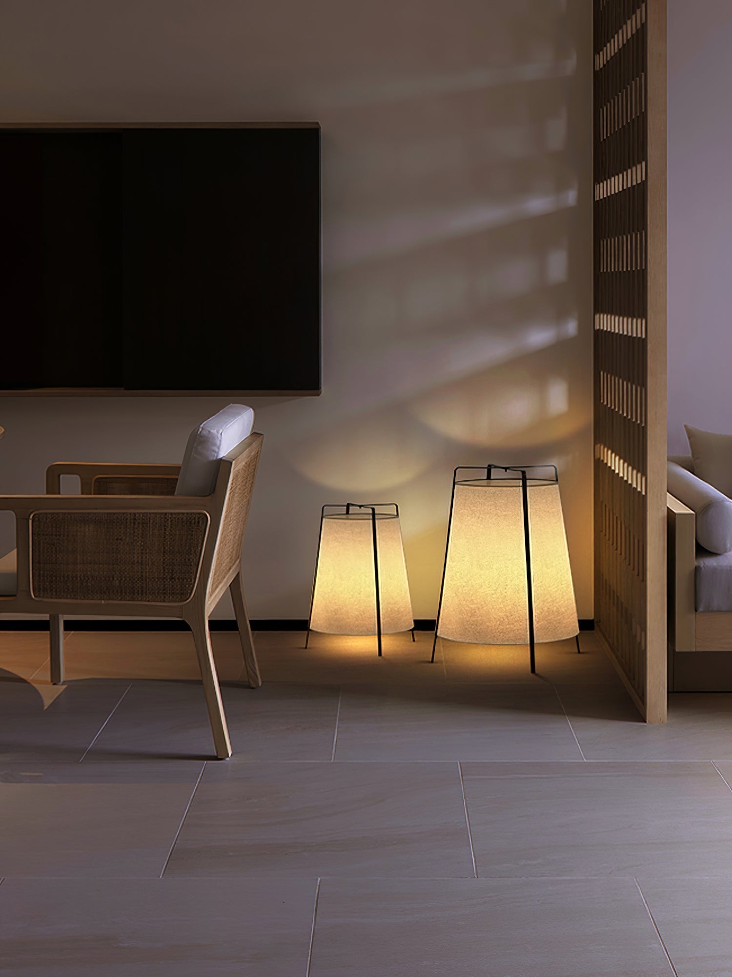 Lampe de Table Japonaise - Esthétique Élégante et Ambiance Apaisante