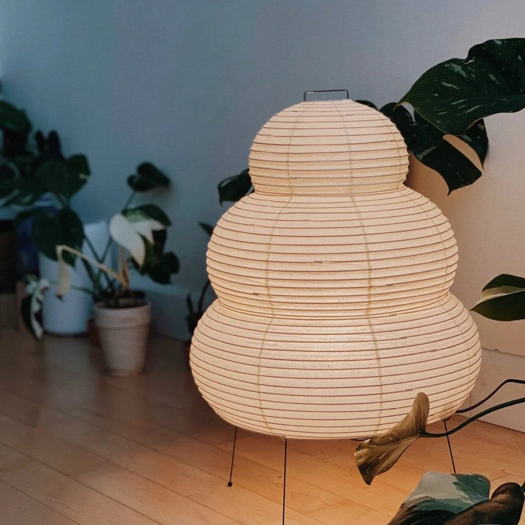 Lampe de Bureau en Papier de Riz - Ambiance Japonaise Sereine et Élégante
