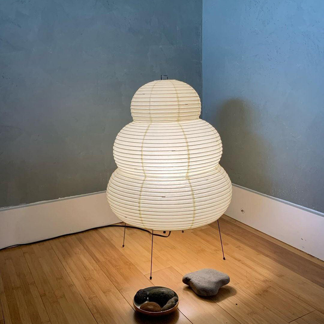 Lampe de Bureau en Papier de Riz - Ambiance Japonaise Sereine et Élégante