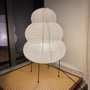 Lampe de Bureau en Papier de Riz - Ambiance Japonaise Sereine et Élégante