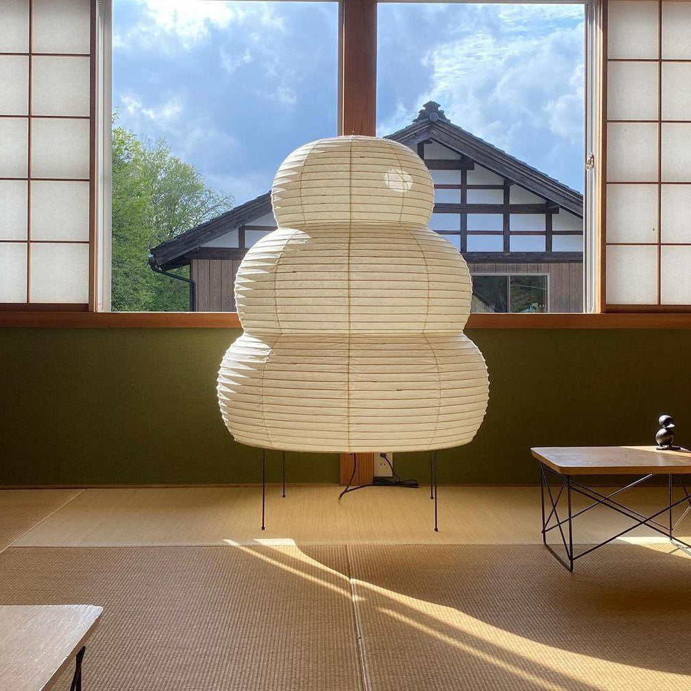 Lampe de Bureau en Papier de Riz - Ambiance Japonaise Sereine et Élégante