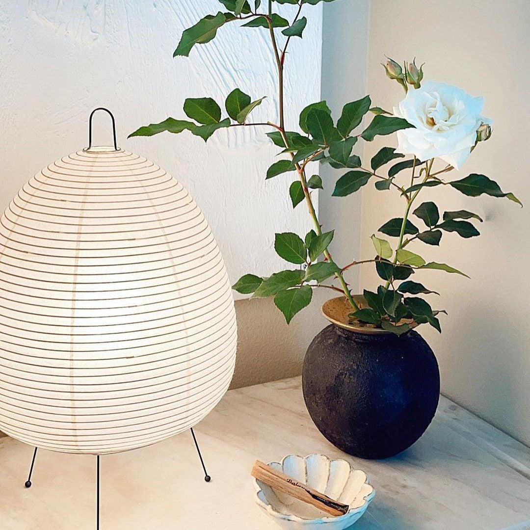 Lampe de Bureau en Papier de Riz - Ambiance Japonaise Sereine et Élégante