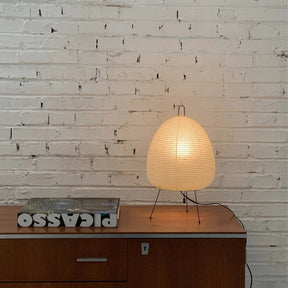 Lampe de Bureau en Papier de Riz - Ambiance Japonaise Sereine et Élégante