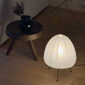 Lampe de Bureau en Papier de Riz - Ambiance Japonaise Sereine et Élégante