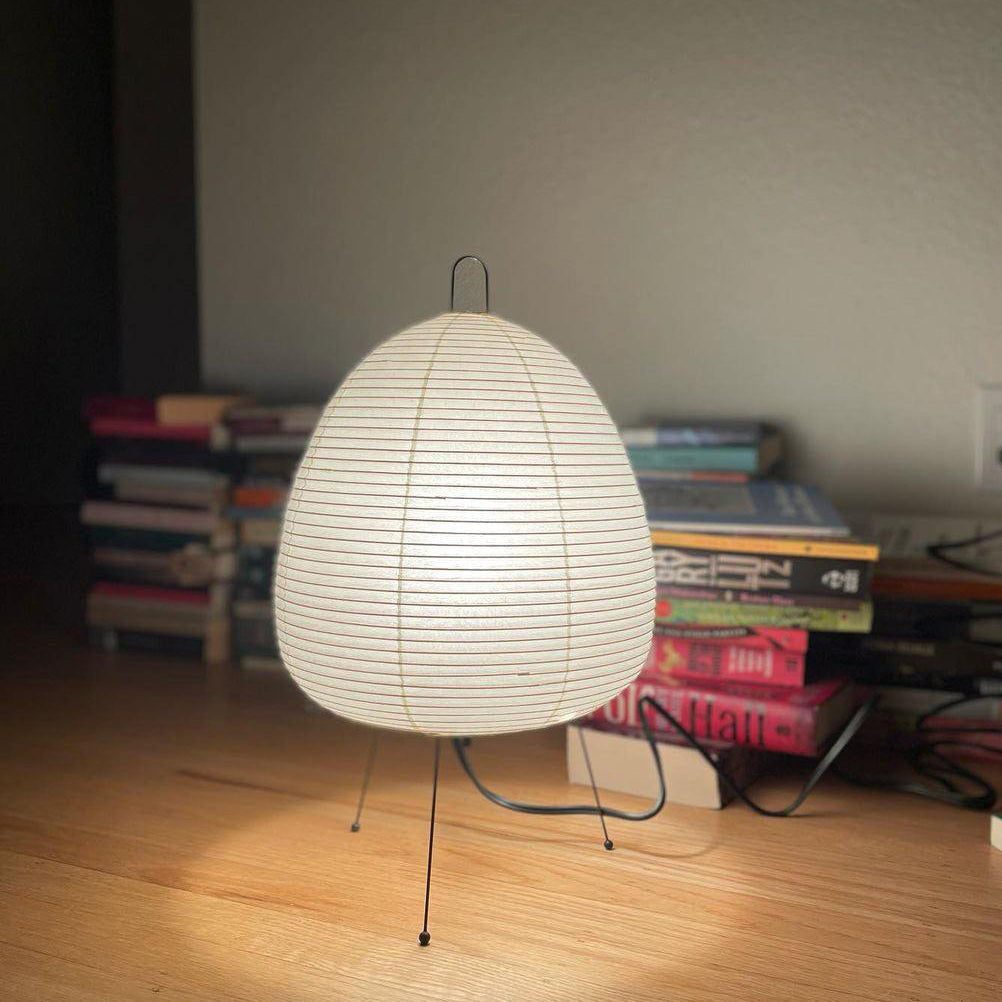 Lampe de Bureau en Papier de Riz - Ambiance Japonaise Sereine et Élégante