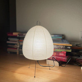 Lampe de Bureau en Papier de Riz - Ambiance Japonaise Sereine et Élégante