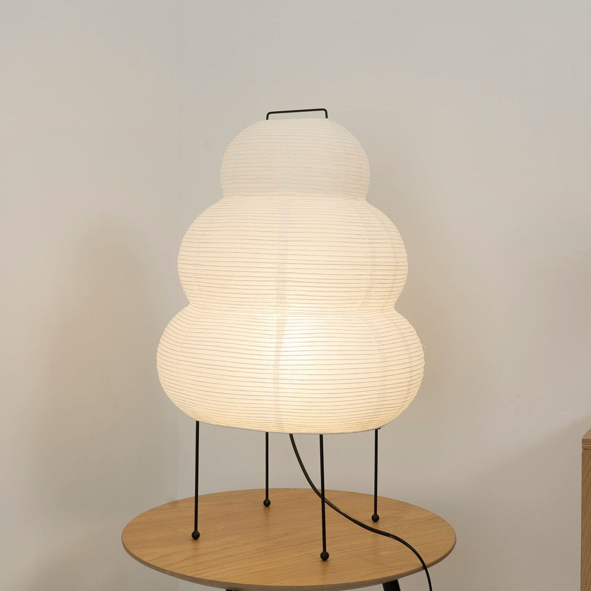Lampe de Bureau en Papier de Riz - Ambiance Japonaise Sereine et Élégante