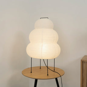 Lampe de Bureau en Papier de Riz - Ambiance Japonaise Sereine et Élégante