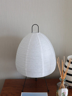 Lampe de Bureau en Papier de Riz - Ambiance Japonaise Sereine et Élégante