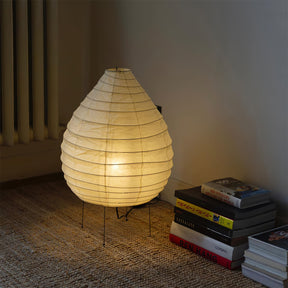 Lampe de Table en Papier de Mûrier - Design Élégant et Atmosphérique