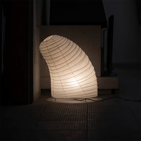 Lampe de Table en Papier de Mûrier - Design Organique et Élégant