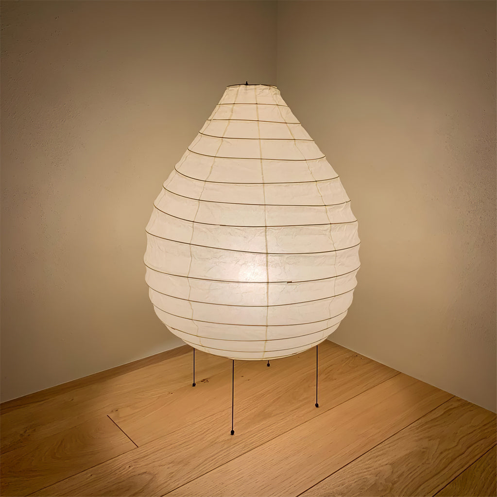 Lampe de Table en Papier de Mûrier - Design Élégant et Atmosphérique
