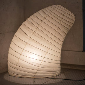 Lampe de Table en Papier de Mûrier - Design Organique et Élégant