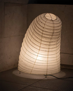 Lampe de Table en Papier de Mûrier - Design Organique et Élégant