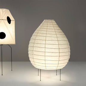 Lampe de Table en Papier de Mûrier - Design Élégant et Atmosphérique