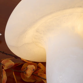 Lampe en Alabastre Champignon - Ambiance Chaleureuse et Élégante