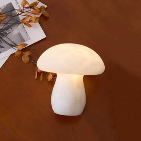 Lampe en Alabastre Champignon - Ambiance Chaleureuse et Élégante