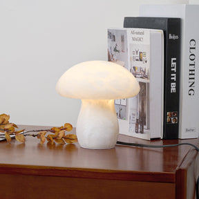 Lampe en Alabastre Champignon - Ambiance Chaleureuse et Élégante