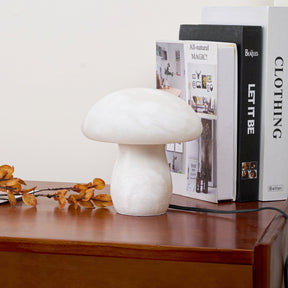 Lampe en Alabastre Champignon - Ambiance Chaleureuse et Élégante