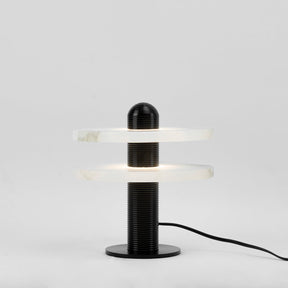 Lampe en Albâtre Translucide - Éclat Élégant et Design Futuriste