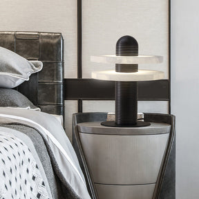 Lampe en Albâtre Translucide - Éclat Élégant et Design Futuriste