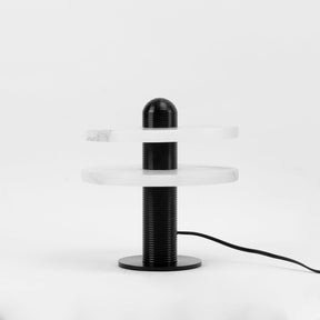 Lampe en Albâtre Translucide - Éclat Élégant et Design Futuriste