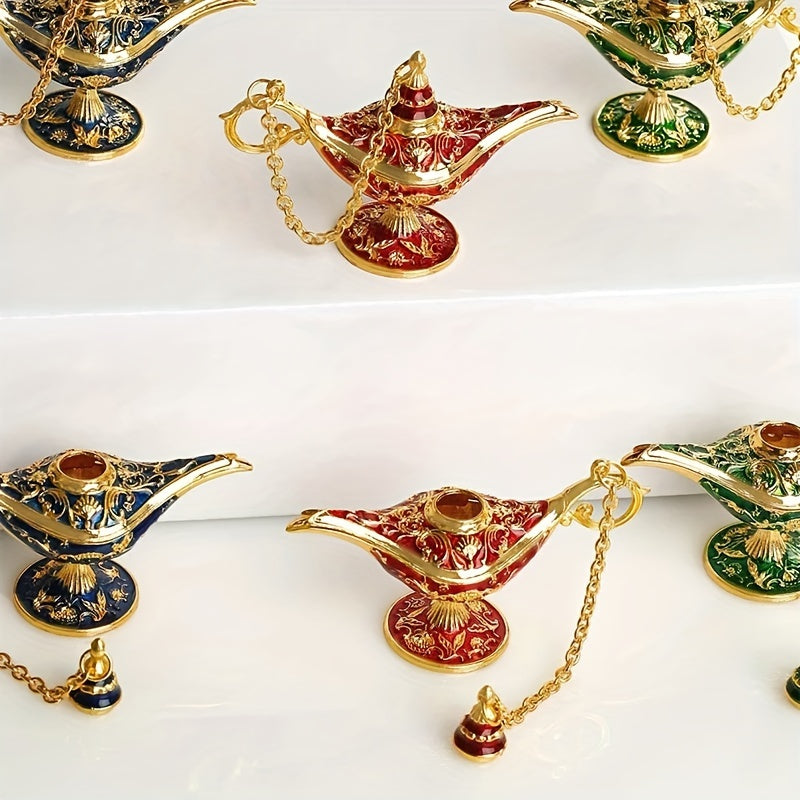 Lampe à Huile Artisanale Marocaine - Éclairage Ambiance Écologique et Élégant