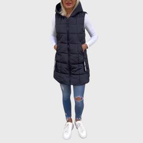 Manteau d'hiver sans manches pour Femmes - Style Urbain et Confort Optimal