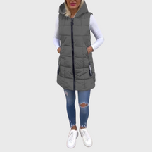 Manteau d'hiver sans manches pour Femmes - Style Urbain et Confort Optimal